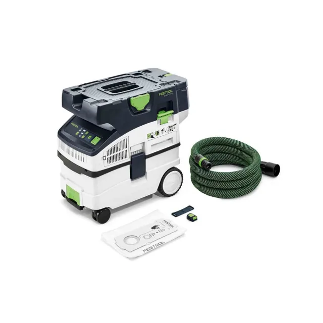 Aspirateur 2x18V CLEANTEC Festool CTLC MIDI I-Basic (sans batterie ni chargeur) - 577066 — Machine seule — vue 1