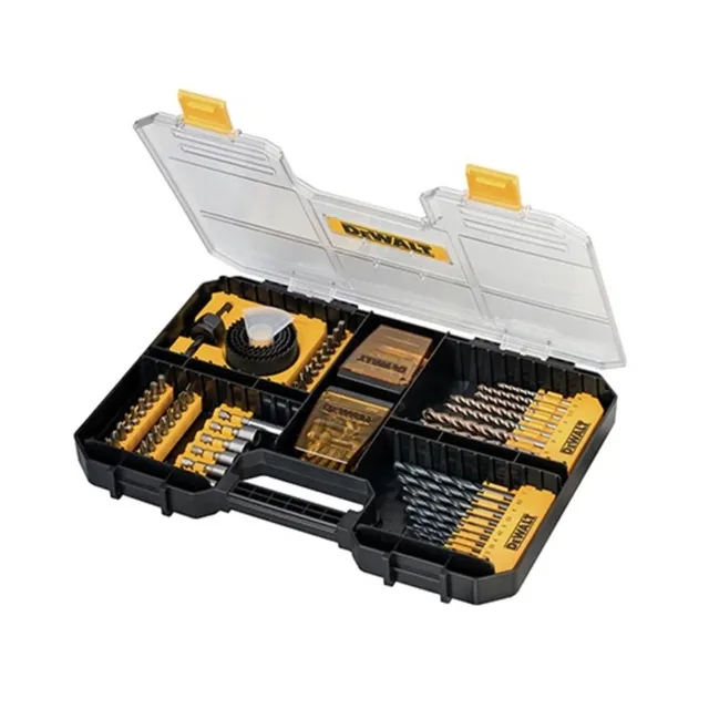Coffret de 100 accessoires de vissage et perçage Dewalt T-Stak - DT71569-QZ — T-STAK — vue 1
