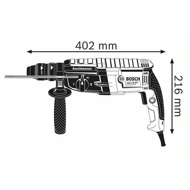 Perforateur Bosch Professional GBH 2-28 F — 0611267600 — vue 4