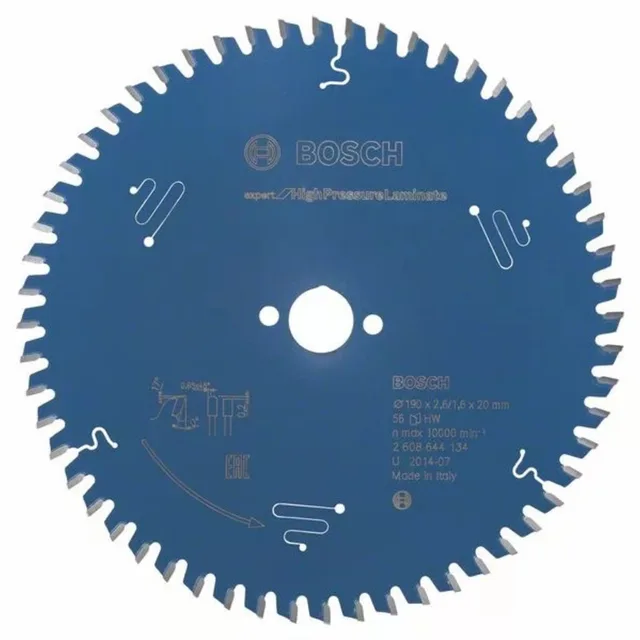 Lames de scie circulaire Bosch Expert for High Pressure Laminate — Référence 2608644134 — vue 1