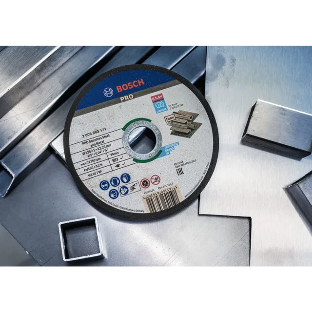 Disques Bosch métal et inox — lot de 10 — 2608603255 — visuel de référence 3