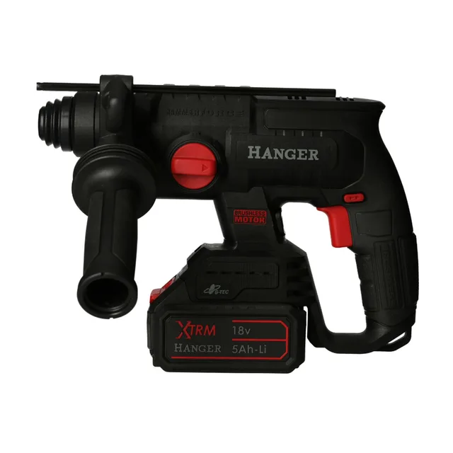 Perforateur SDS-Plus 18V Hanger HX18-22X5 + 2 batteries 5Ah + chargeur + Hangbox - 401201 — 2 batteries 5Ah · Hangbox — vue 5