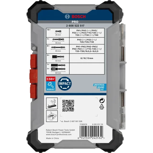 Coffret Bosch PRO Impact — 36 pièces — 2608522517 — vue 6