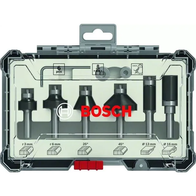 Coffret de fraises à araser et de bordage Bosch 6 pièces - 2607017469 — Référence 2607017469 — vue 5