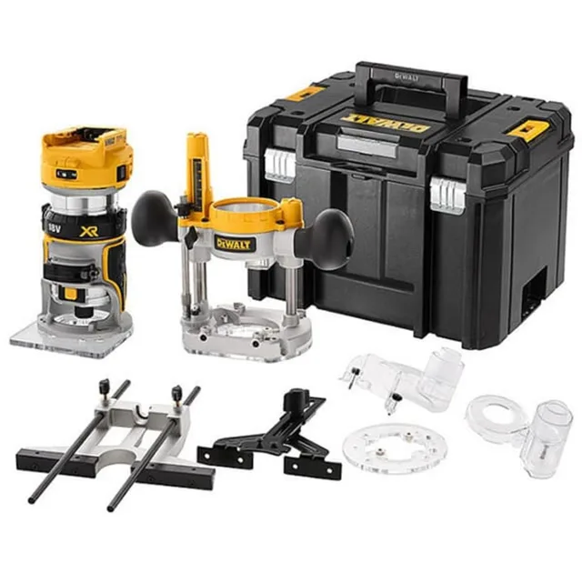 Défonceuse-affleureuse DeWalt DCW604NT XR — Outil nu · TSTAK — visuel de référence 1