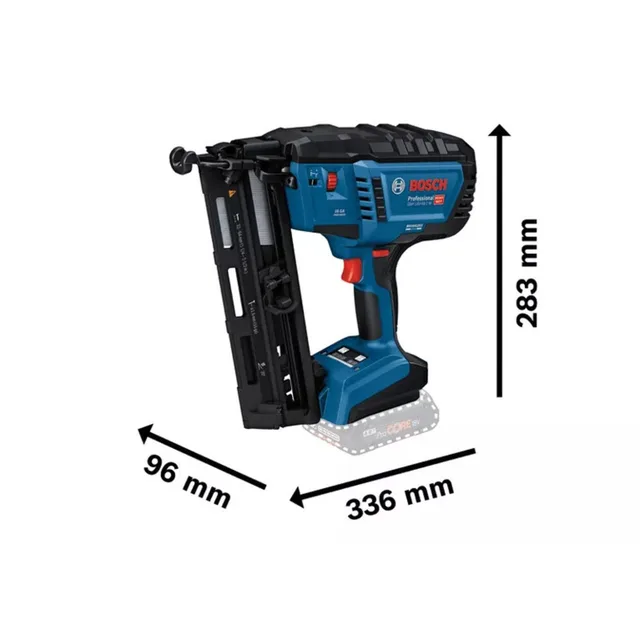 Cloueur 18V Bosch GNH 18V-64-2 M (sans batterie ni chargeur) en coffret L-BOXX - 0601482001 — Machine seule · L-BOXX — vue 4