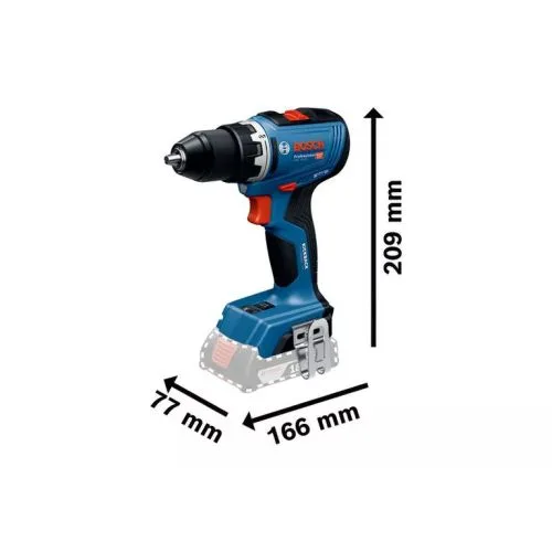 Perceuse-visseuse Bosch Professional GSR 18V-65 — Outil nu · carton — visuel de référence 2