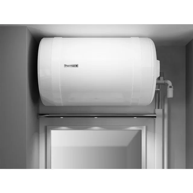 Chauffe-eau électrique BLINDÉ horizontal Thermor raccordement côté — Référence 853408 — vue 2