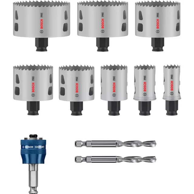 Coffret de 8 scies trépans Bosch PRO BIM Multi Material PC Plus - 2608594430 — Référence 2608594430 — vue 2