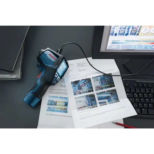 Détecteur thermique Bosch GIS 1000 C Professional + batterie + chargeur + coffret L-BOXX - 0601083301 — L-BOXX — vue 5