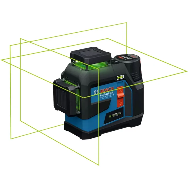 Laser lignes 12V Bosch GLL 12V-100-33 CG Professional + 1 batterie 2 Ah + chargeur rapide + coffret L-BOXX - 0601065401 — 1 batterie 2 Ah · L-BOXX — vue 2