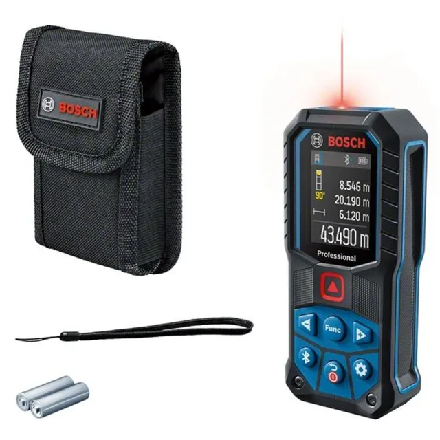 Télémètre laser 2 x 1,5V Bosch GLM 50-27 C Professional rouge + 2 piles AA - 0601072T00 — Référence 0601072T00 — vue 1