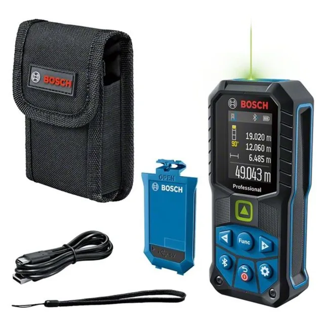 Télémètre laser 3,7V Bosch GLM 50-27 CG Professional + batterie 1Ah - 0601072U01 — 1 batterie BA 3.7V 1.0Ah — vue 1