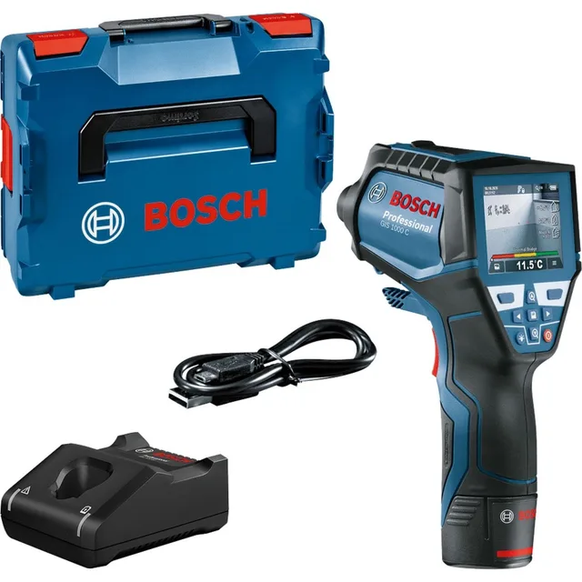 Détecteur thermique Bosch GIS 1000 C Professional + batterie + chargeur + coffret L-BOXX - 0601083301 — L-BOXX — vue 1