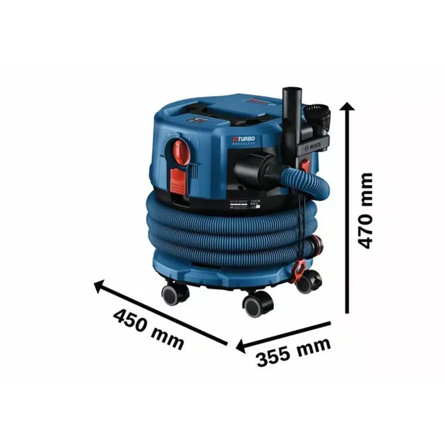 Aspirateur 18V Bosch GAS 18V-12 MC (Sans batterie ni chargeur) - 06019K2000 — Machine seule — vue 4