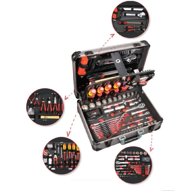 Mallette de maintenance professionnelle Hanger 121 outils - 251009 — Référence 251009 — vue 3