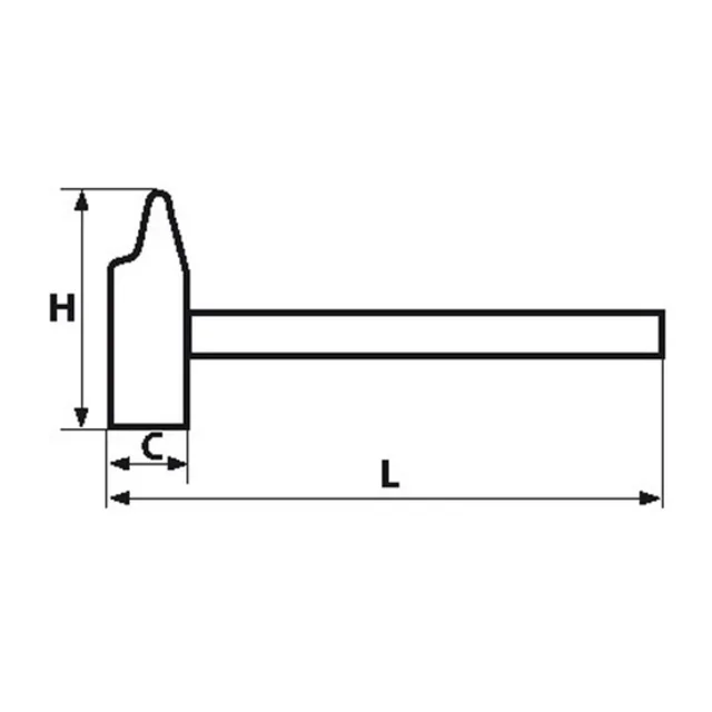 Marteau rivoir Sam Outillage SAMSOPLUS® à manche trimatière - 310-TM — Référence 310-30TM — vue 2