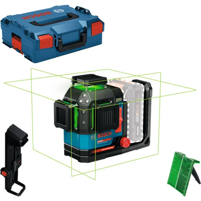 Laser lignes Bosch Expert EXLL18V-120-33CG (sans batterie ni chargeur) + coffret L-BOXX - 0601065B01 — Machine seule · L-BOXX — vue 1