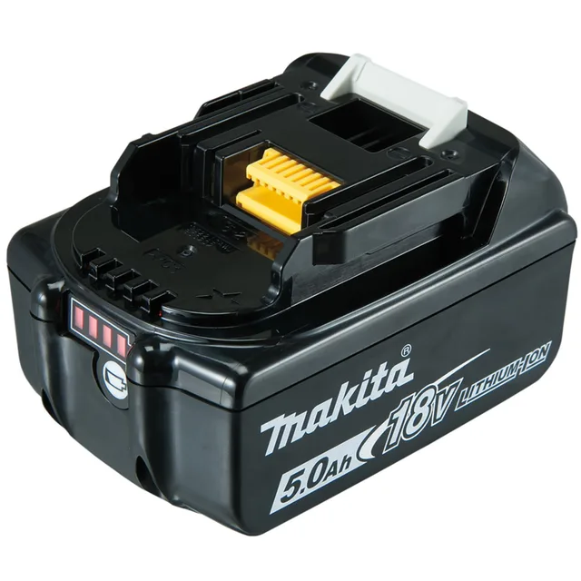 Meuleuse 18V Makita DGA506RTJ + 2 batteries Li-ion 5 Ah BL1850 + chargeur DC18RC + Coffret MAKPAC — 2 batteries 5Ah · MAKPAC — vue 7