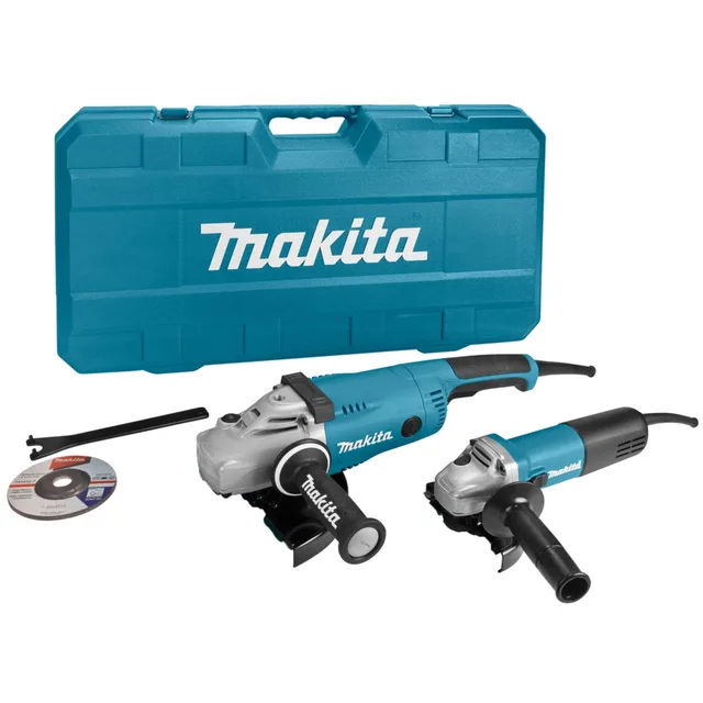 Pack 2 meuleuses filaires Makita (9558HNRG + GA9020) - DK0053G — Référence DK0053G — vue 1