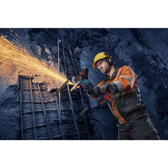 Meuleuse d'angle 18V Bosch EXPERT EXWS18V-15S Biturbo Brushless (sans batterie ni chargeur) + coffret L-BOXX - 06019M6001 — Machine seule · L-BOXX — vue 6