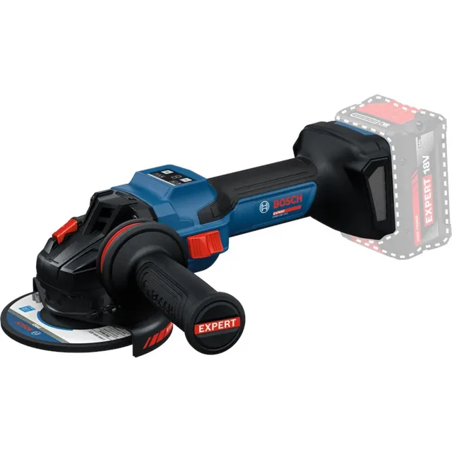 Meuleuse d'angle 18V Bosch EXPERT EXWS18V-15S Biturbo Brushless (sans batterie ni chargeur) + coffret L-BOXX - 06019M6001 — Machine seule · L-BOXX — vue 2