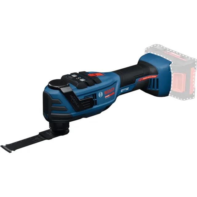 Outil oscillant multifonctions 18V Bosch EXPERT EXOP18V-40 Brushless (sans batterie ni chargeur) + coffret L-BOXX - 06012C0101 — Machine seule · L-BOXX — vue 2