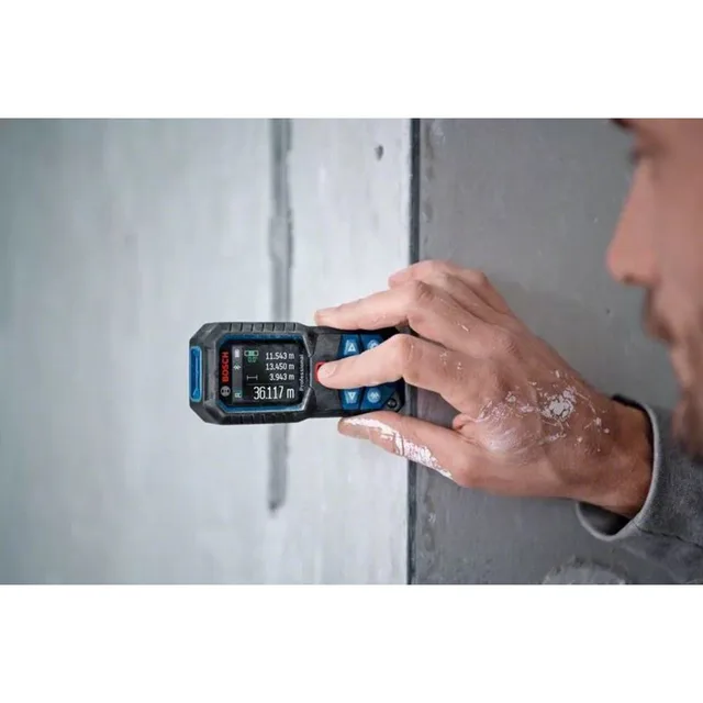 Télémètre laser 2 x 1,5V Bosch GLM 50-27 C Professional rouge + 2 piles AA - 0601072T00 — Référence 0601072T00 — vue 7