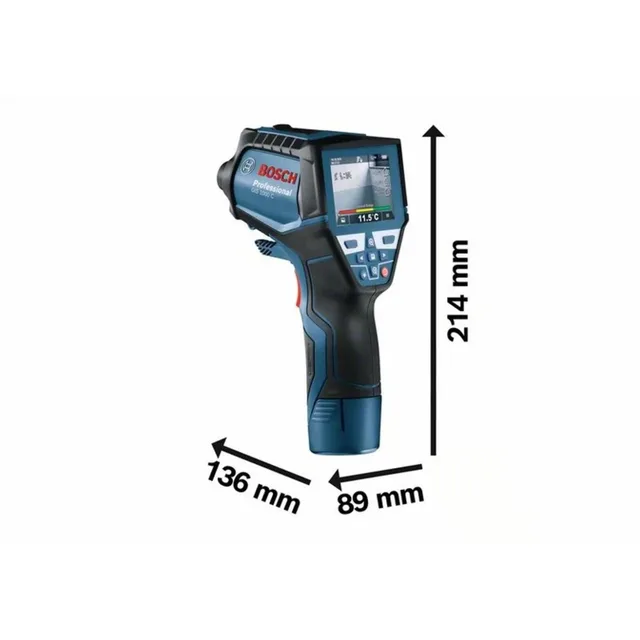 Détecteur thermique Bosch GIS 1000 C Professional + batterie + chargeur + coffret L-BOXX - 0601083301 — L-BOXX — vue 4