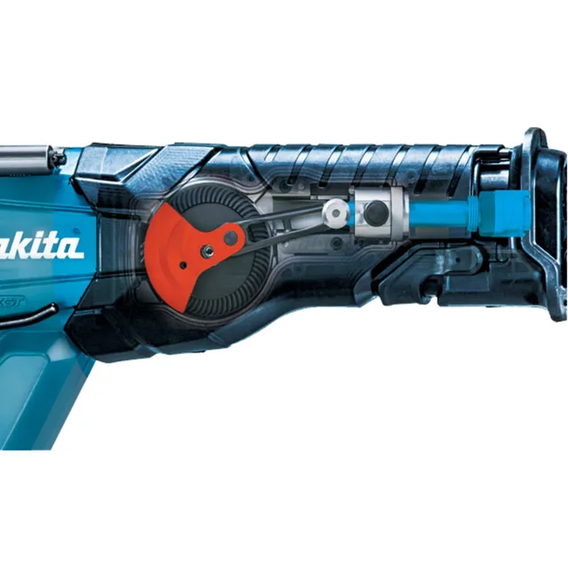 Scie sabre récipro 40V XGT Makita JR001GD201 + 2 batteries 2,5 Ah + chargeur rapide + coffret — 2 batteries 2 — vue 3