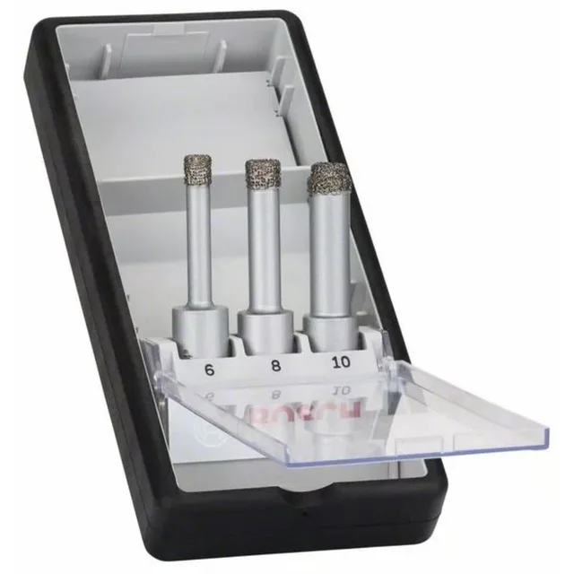 Coffret de 3 forets diamantés Bosch Easy Dry Robuste line - 2608587145 — Référence 2608587145 — vue 1