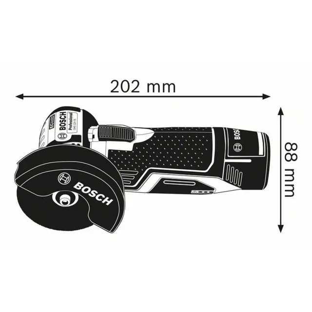 Mini-meuleuse Bosch Professional GWS 12V-76 — Outil nu · L-BOXX — vue 4