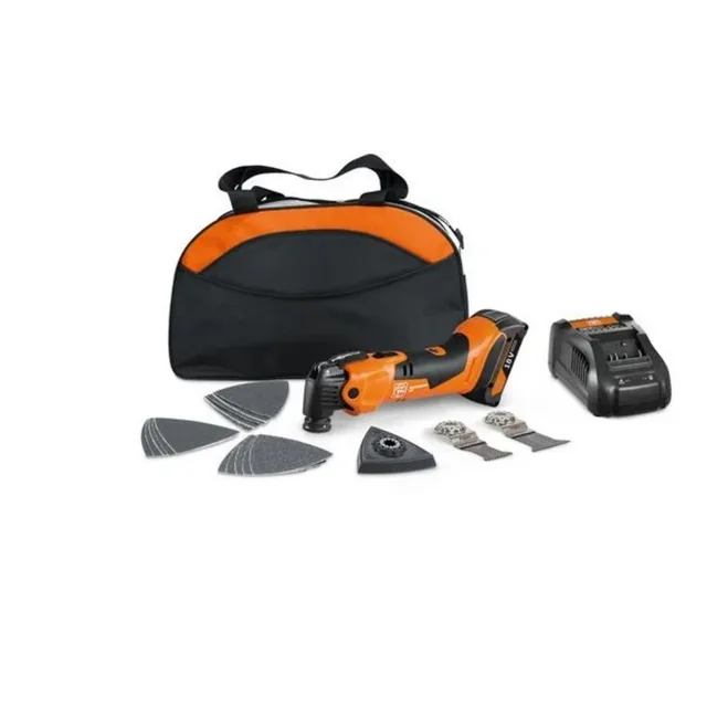 Multimaster 18V Fein AMM 500 AS + batterie 2 Ah + chargeur en sac nylon - 71293869000 — Référence 71293869000 — vue 1