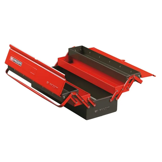 Boîte à outils métallique Facom — 5 cases — BT.13GPB — visuel de référence 2