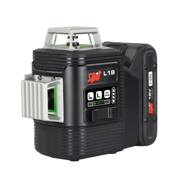 Laser vert 18V Spit L18 3D 360° (sans batterie ni chargeur) avec trépied + coffret KEYBOX - 054558 — Machine seule — vue 1