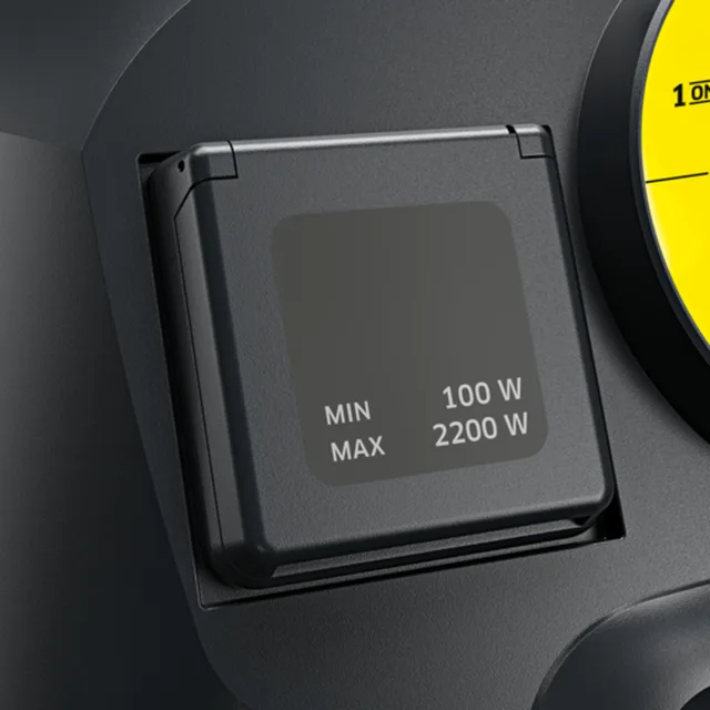 Kärcher NT 30/1 Tact Te L 1.148-211.0 — détail de la prise pour outil électrique