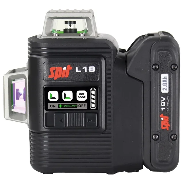Laser vert 18V Spit L18 3D 360° (sans batterie ni chargeur) avec trépied + coffret KEYBOX - 054558 — Machine seule — vue 4