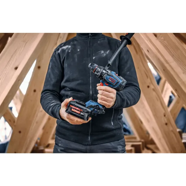 Perceuse-visseuse 18V Bosch Expert EXSR18V-150 Biturbo Brushless (sans batterie ni chargeur) + coffret L-BOXX - 06019R2200 — Machine seule · L-BOXX — vue 7