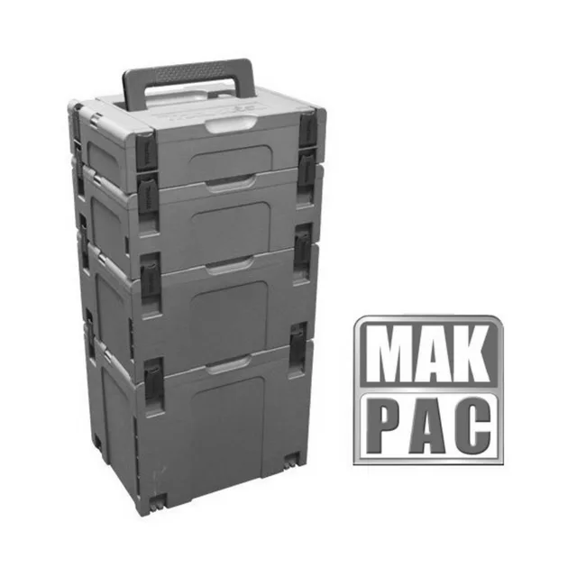 Coffret Makita MAKPAC vide — 395 x 295 x 157 mm · Makpac 2 — visuel de référence 3