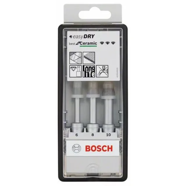 Coffret de 3 forets diamantés Bosch Easy Dry Robuste line - 2608587145 — Référence 2608587145 — vue 3