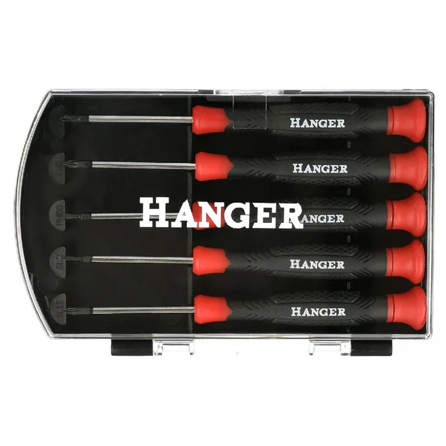 Coffret de 5 tournevis micro Hanger - 133092 — Référence 133092 — vue 1