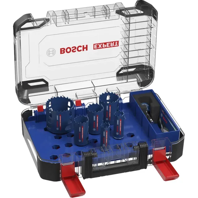 Coffret de 6 scies trépans Bosch EXPERT Multi Material Power Change Plus 22 - 25 - 35 - 40 - 51 - 68 mm - 2608901907 — Référence 2608901907 — vue 1