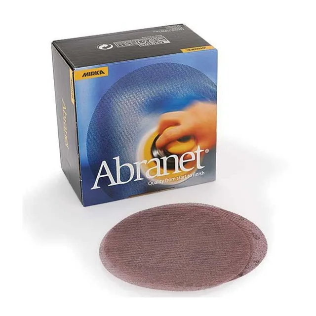 Disques abrasifs Mirka Abranet — boîte de 50 — Grain 120 · Boîte de 50 feuilles · 125 mm — visuel de référence 2